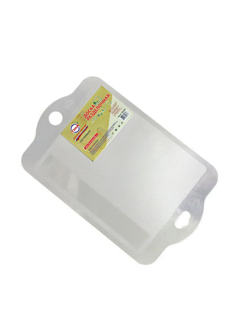 Доска разделочная TIMA из полипропилена 41x26см прозрачная, Россия